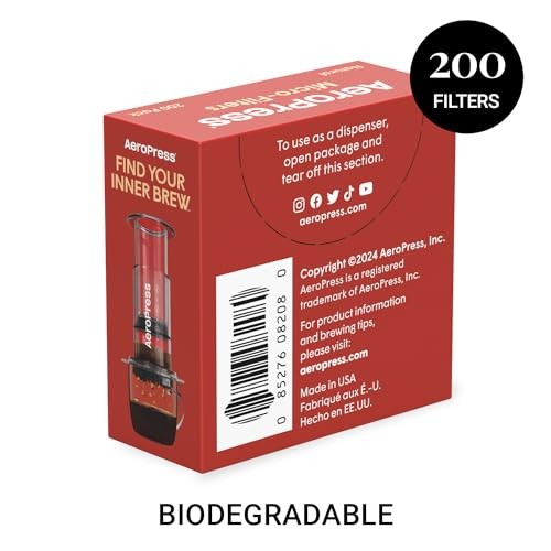 Aeropress - Pack de 200 filtres