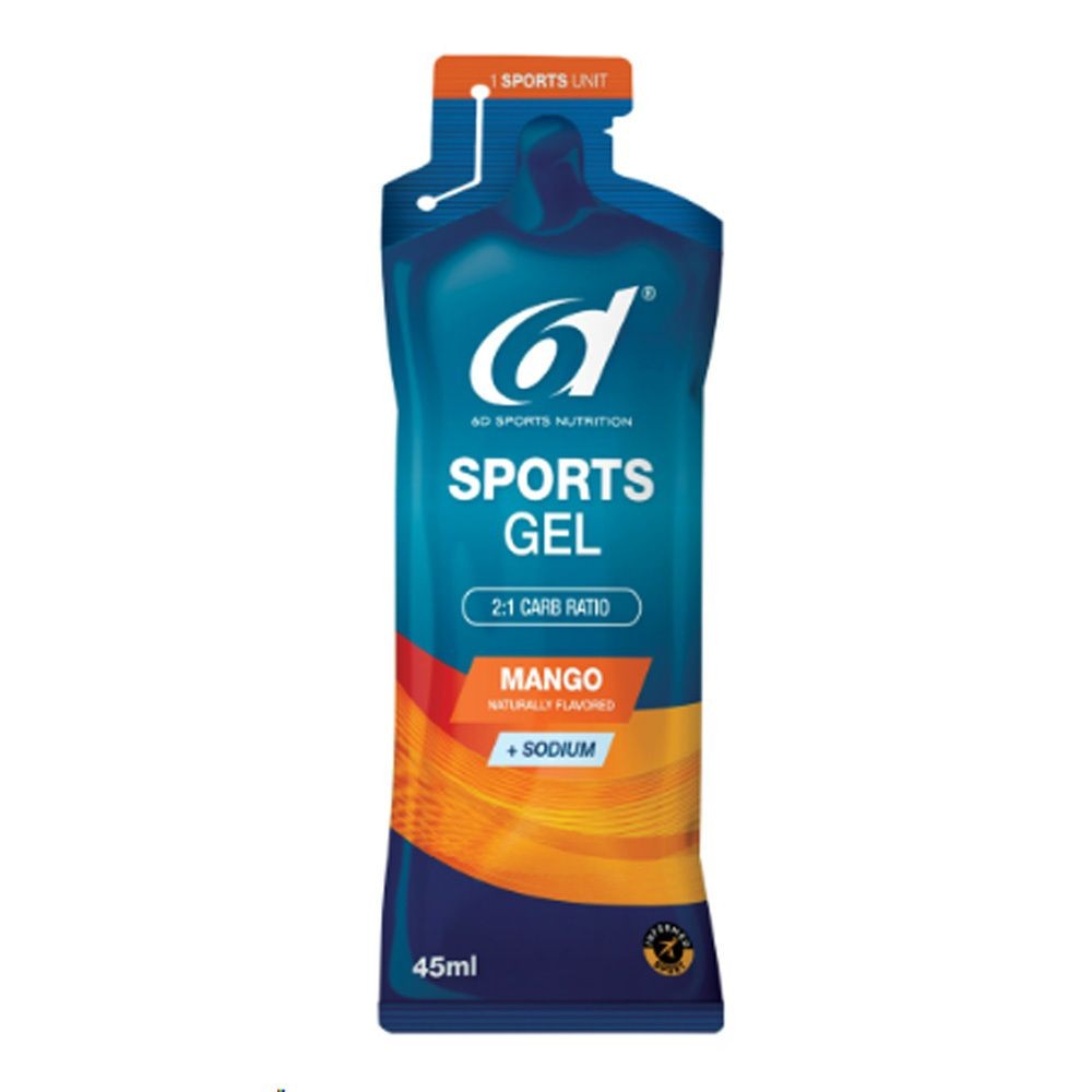 6D - Sports Gel - Mangue - pack de 6