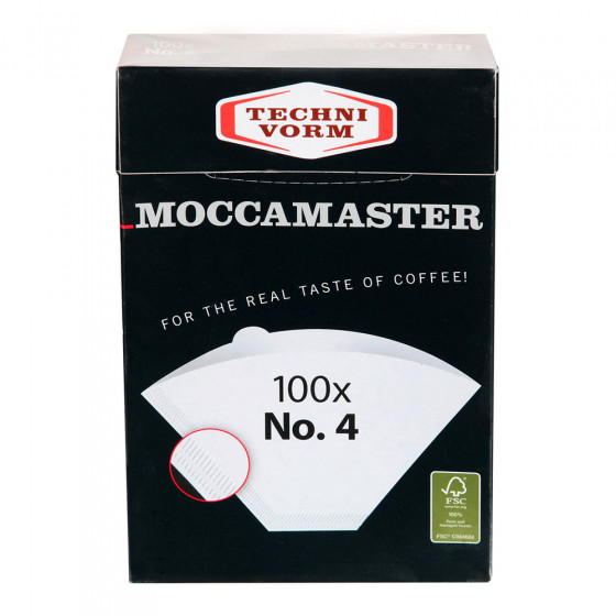 Filtres Moccamaster n°4 - boîte de 100