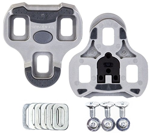 Cales pédales route Look Keo Grip 4,5° Gris