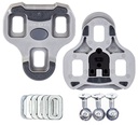 Cales pédales route Look Keo Grip 4,5° Gris