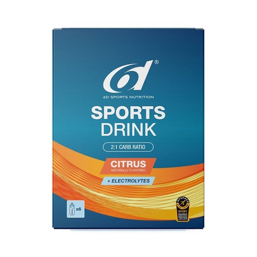 6D - Sports Drink - Citrus - pack de 6